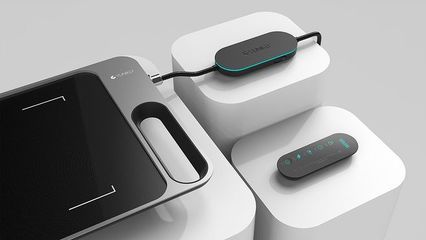 智能玻璃烤盘 佳简几何工业设计重塑厨房烹饪新体验